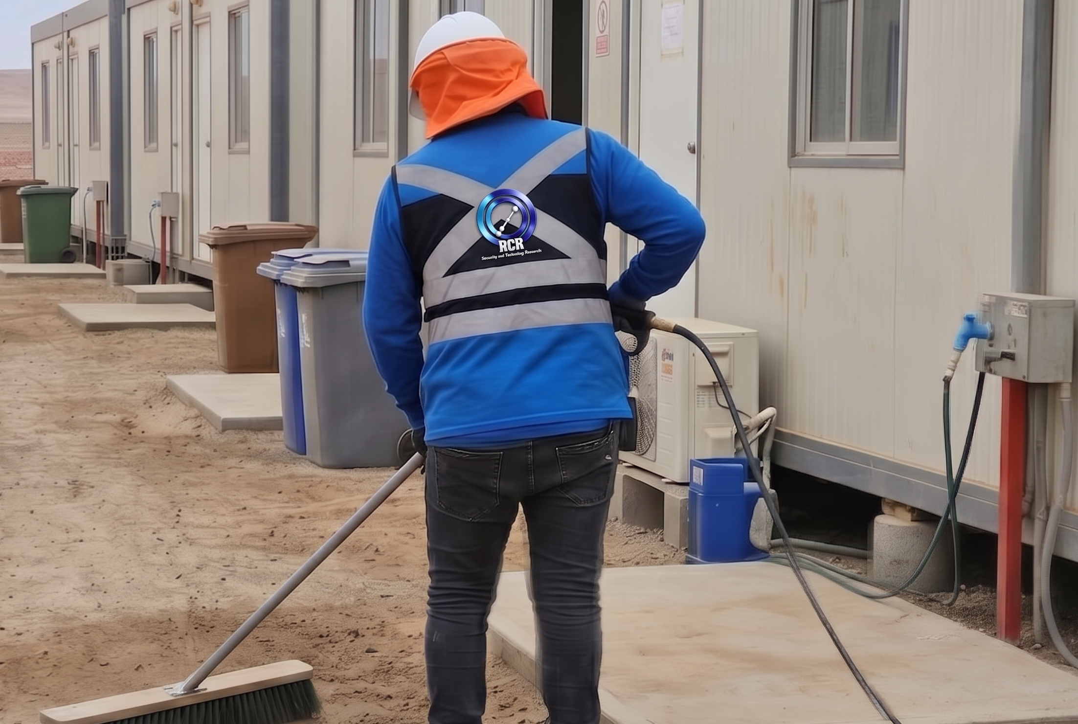 Aseo industrial en campamento minero